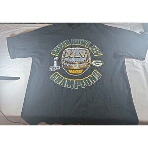 Green Bay Packers Super Bowl XLV Championship T-Shirt – Size M
